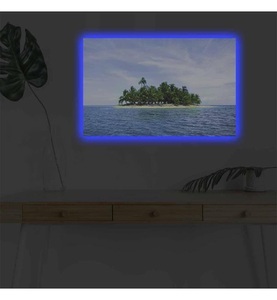undefined, Home - Dekoratives Leinwandbild LED, 45 x 70 cm - Multicolor, 