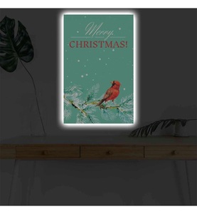 undefined, Home - Dekoratives Leinwandbild LED, 45 x 70 cm - Multicolor, 