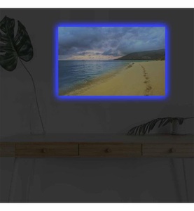 undefined, Home - Dekoratives Leinwandbild LED, 45 x 70 cm - Multicolor, 