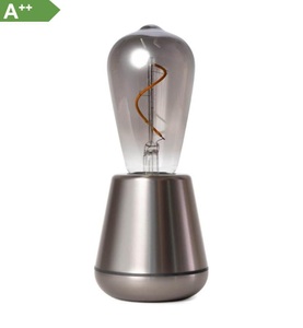 undefined, Humble - Tischlampe One, Silber - Silber, Humble Light one Titanium dunkel, 19.5x8.5 cm