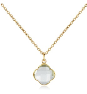 Ailoria, Ailoria - Halskette Capucine - Gold und Transparent, AILORIA - CAPUCINE Halskette, 46cm, Gold