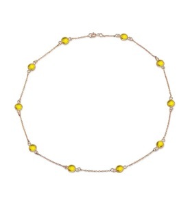Ailoria, Ailoria - Halskette Lavande - Gold und Gelb, 