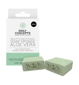 Daily concepts, Daily Concepts - Peeling-Seife Aloe Vera - Hellgrün, 
