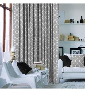 Home, Home - Vorhang - 140 x 260 cm - Grau und Weiss, 