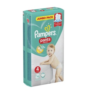 Bisal, Bisal - Pampers Höschenwindeln Maxi (9-15Kg) - 52 Stk, 