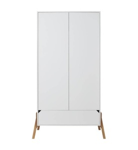 Bellamy, BELLAMY Kleiderschrank 2-türig Lotta weiss, 