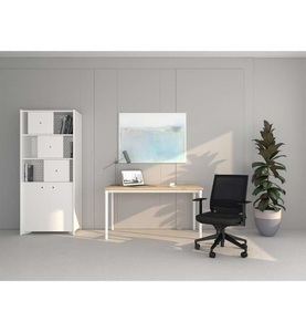 undefined, Home - Schreibtisch - Braun Weiss, 