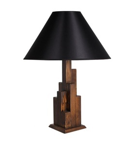 Home, Home - Tischlampe - Schwarz und Braun, 