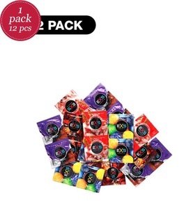 undefined, Shots - 12er-Pack Kondome EXS Mixed Flvour, EXS - Mixed Flavoured, 12 Stück