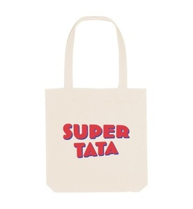 Katanga, Katanga - Einkaufstasche Super Tata 4 - Naturfarbe, 