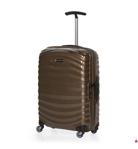 Samsonite 1, Samsonite - Koffer Lite-Shock Spinner 55 cm / 36 L - Braun, Samsonite Koffer »Lite Shock Spinner«, 4 Rollen