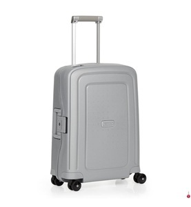 Samsonite 1, Samsonite - Koffer S'Cure Spinner 55 cm / 34 L - Silber, Samsonite Koffer »S'Cure 34 l«, 4 Rollen