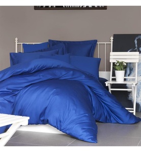 undefined, Home - Duvetbezug 260x220 cm + 2 Kopfkissenbezüge 60x60 cm - Blau, 