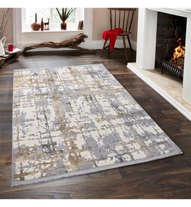 Home - Teppich - 160 x 230 cm - Grau und Beige