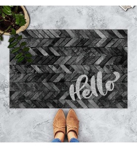undefined, Home - Pvc Fußmatte Arya - 45 x 70 cm, Conceptum Hypnose Fussmatte Arya Hello 40 cm x 60 cm