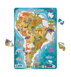 undefined, Dodo - Rahmenpuzzle Südamerika 53 Teile, 5J+, 