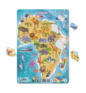 DoDo, dodo Rahmenpuzzle Afrika 53 Teile, 5J+, 