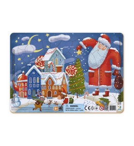 DoDo, dodo Rahmenpuzzle Winterwunder 21 Teile, 36M+, 