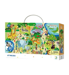 DoDo, Dodo - Beobachtungspuzzle Im Zoo 80 Teile, 5J+, 