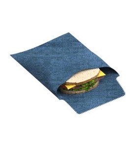 nuts, Nuts - Bienenwachs Snack- & Sandwichbeutel „Jeans“ 1 Stk. - Dunkelblau, 