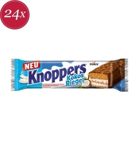 undefined, Knoppers Kokos Riegel mit Milchcreme & Kokos, Knoppers Kokos Riegel mit Milchcreme & Kokos