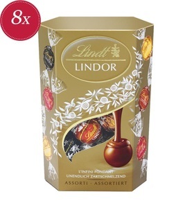 Lindt, Lindt - Lindor Kugeln assortiert - 8x 200g, 