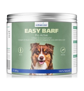 Schweizer, schweizer Easy Barf Futterzusatz Pro Active - Collagen & Grünlippmuschel 300g, Schweizer Easy Barf Pro Active 300g