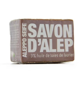 BIOnaturis, Bionaturis - Aleppo Seife 3% Lorbeer-Öl 200 g, BIOnaturis Aleppo-Seife mit 3% Lorbeeröl (200g)