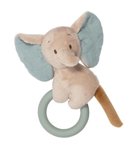 Nattou, Nattou Luna & Axel Beissring mit Silikon Elefant Axel, Nattou Luna & Axel Beissring mit Silikon Elefant Axel