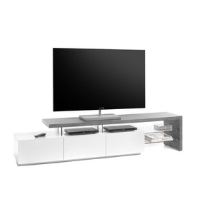 Mca furniture, Mca Furniture - TV-Möbel Alimos - 204 x 44 x 40 cm und Gewicht: 52,5 kg - Weiss und Grau, MCA furniture Lowboard »Alimos«, für TV bis 84 Zoll geeignet