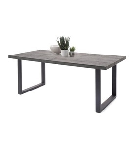 Mca furniture, Mca Furniture - Tisch 200 x 100 x 77 cm - Grau, 