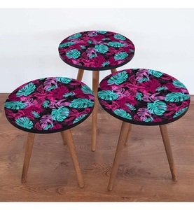 undefined, Home - 3er-Set Beistelltische - Multicolor, 