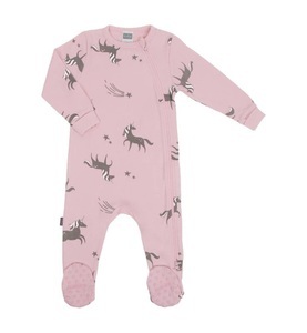 Bisal, Bisal - Pyjama Wild & Free - 3 Monate - Rosa und Grau, 