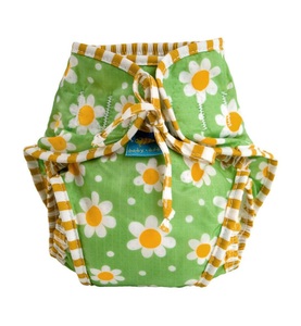 Toy, Toy - Badewindel 11-18 kg Kushies - Grün und Orange - Grüne und Orange, Kushies 11-18 kg Badewindel Daisy