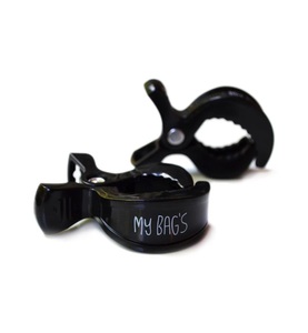 My Bag's, MY BAG'S Kinderwagen Clips schwarz (2 Stk.), 