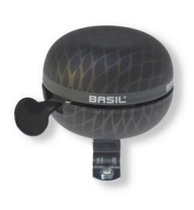 Basil, Fahrradklingel, BASIL Fahrradglocke Noir Bell, Black Metallic