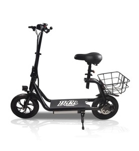 Play4fun, PLAY4FUN - Elektro-Roller mit Sitz Piki City 350W - Schwarz, 