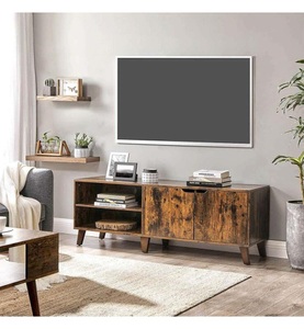 Vasagle - TV-Möbel 115 x 46.5 x 15 cm - Braun und Schwarz