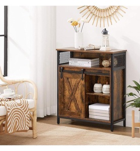Vasagle - Sideboard - Braun und Schwarz