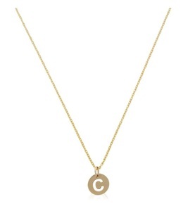 Accessory, Accessory - Anhänger Lettre C - Gold, 