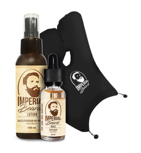 Imperial Beard, Imperial Beard - Kit Beard Care - 3-Teilig, Imperial Beard Bartpflege-Set, 3-teilig