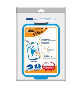 undefined, BIC Velleda whiteboard, Bic Schultafel Velleda, 19cm x 26cm, weiss, 841360