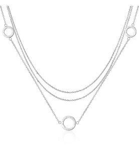 undefined, Ailoria - Annabelle-Halskette mit Schmucktäschchen, AILORIA - ANNABELLE Halskette, 52 CM, Silber