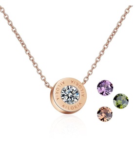undefined, Ailoria - Agnes-Halskette mit Schmucktäschchen, AILORIA - AGNÈS Halskette, 50 CM, Roségold