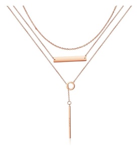 undefined, Ailoria - Arielle Halskette mit Schmucktäschchen, AILORIA - ARIELLE Halskette, 43cm, Roségold