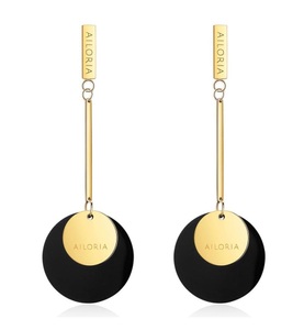 undefined, Ailoria - Alexia Ohrringe mit Schmucktäschchen, AILORIA - ALEXIA Ohrringe, 6cm, Gold