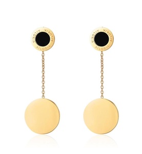 undefined, Ailoria - Aude Ohrringe mit Schmucktäschchen, AILORIA - AUDE Ohrringe, 4.5CM, Gold