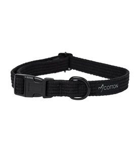 Gor pets, Gor Pets - Gor Cotton Collar Small 1.5cm Schwarz - Schwarz, 