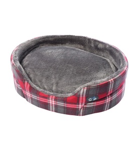 Gor pets, Gor Pets - Hundekorb Essence Small - Grau und Rot, 