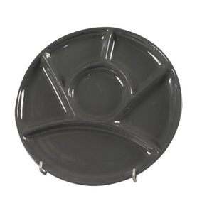 undefined, Nouvel - 6er-Set Fondue-Teller Ø 23 cm - Schwarz